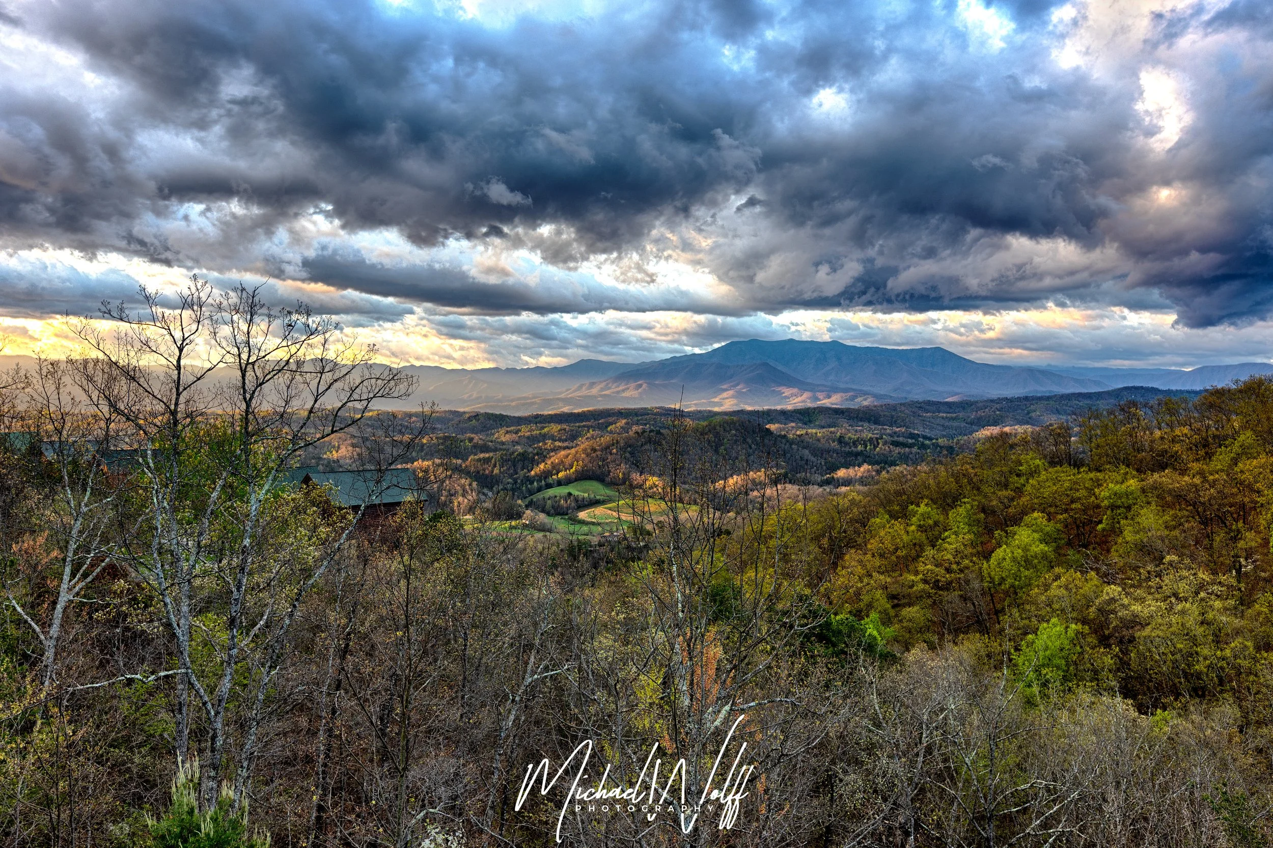 Mt. Leconte at Sunrise.  Gatlinburg, TN