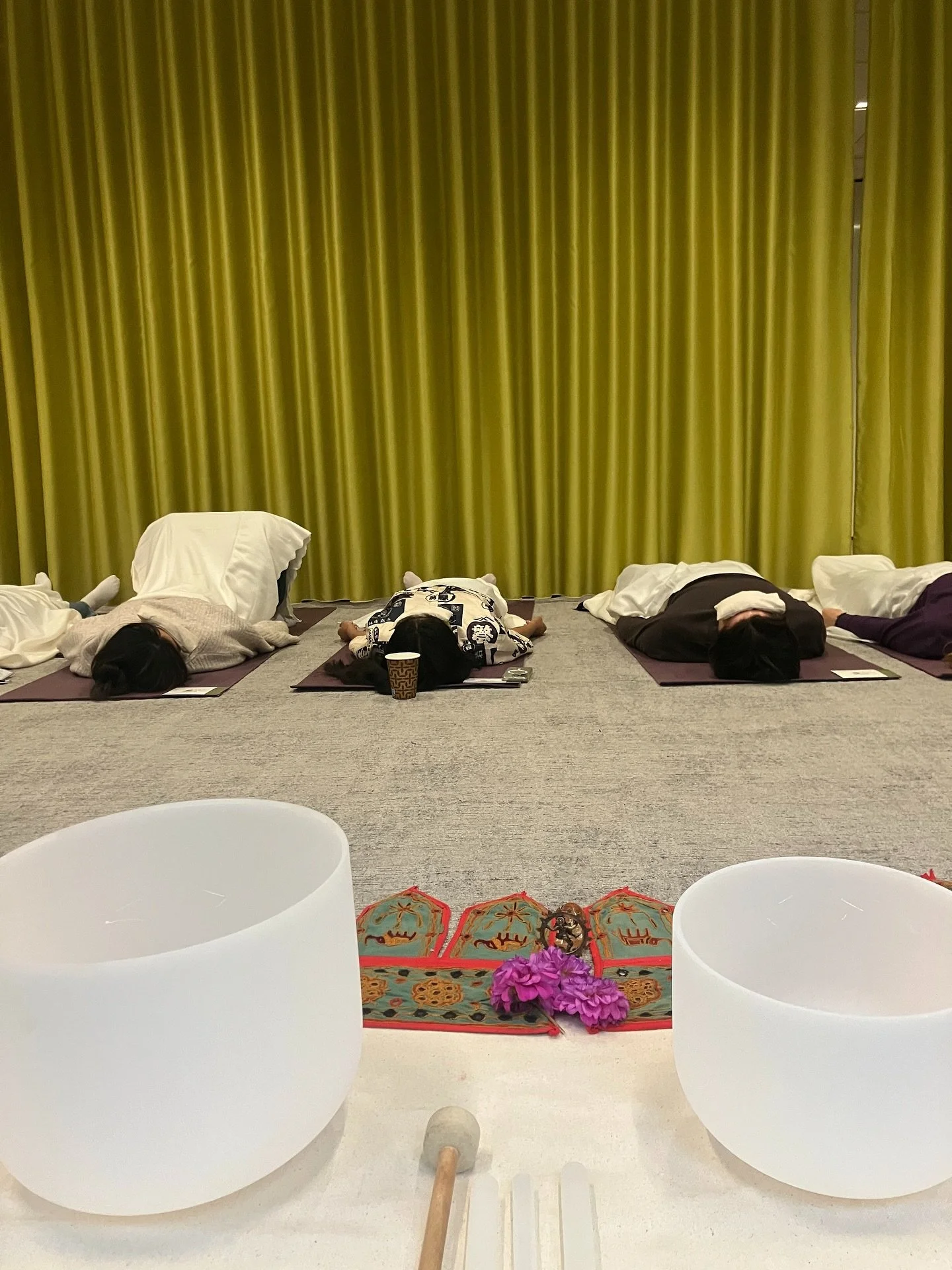 Thank you @mirohq for the invitation to guide a sound meditation for your team during Health &amp; Wellbeing Weeks 2025. Love to create a moment of calm during a busy season for the team in Amsterdam. It was wonderful to introduce many of you to soun