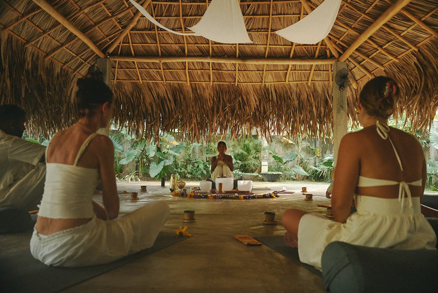 Our yoga shala being blessed by yours truely @floatingyou