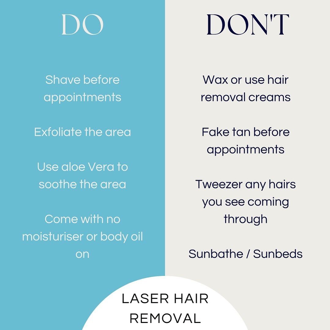 Do&rsquo;s and Don&rsquo;t&rsquo;s with Laser Hair Removal ✅ 💥

📲BOOK IN FOR A FREE CONSULTATION TODAY! 

𝗛𝗼𝗹𝗺𝗲𝘀 𝗼𝗳 𝗕𝗲𝗮𝘂𝘁𝘆
@holmesofbeauty 
☎️ 01202 942 081
📍 602 Wimbourne road, BH9 2EN

𝗙𝗼𝗿 𝗯𝗼𝗼𝗸𝗶𝗻𝗴𝘀:

https://www.vagaro.