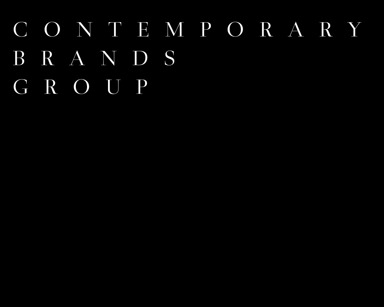 CONTEMPORARY BRANDS GROUP