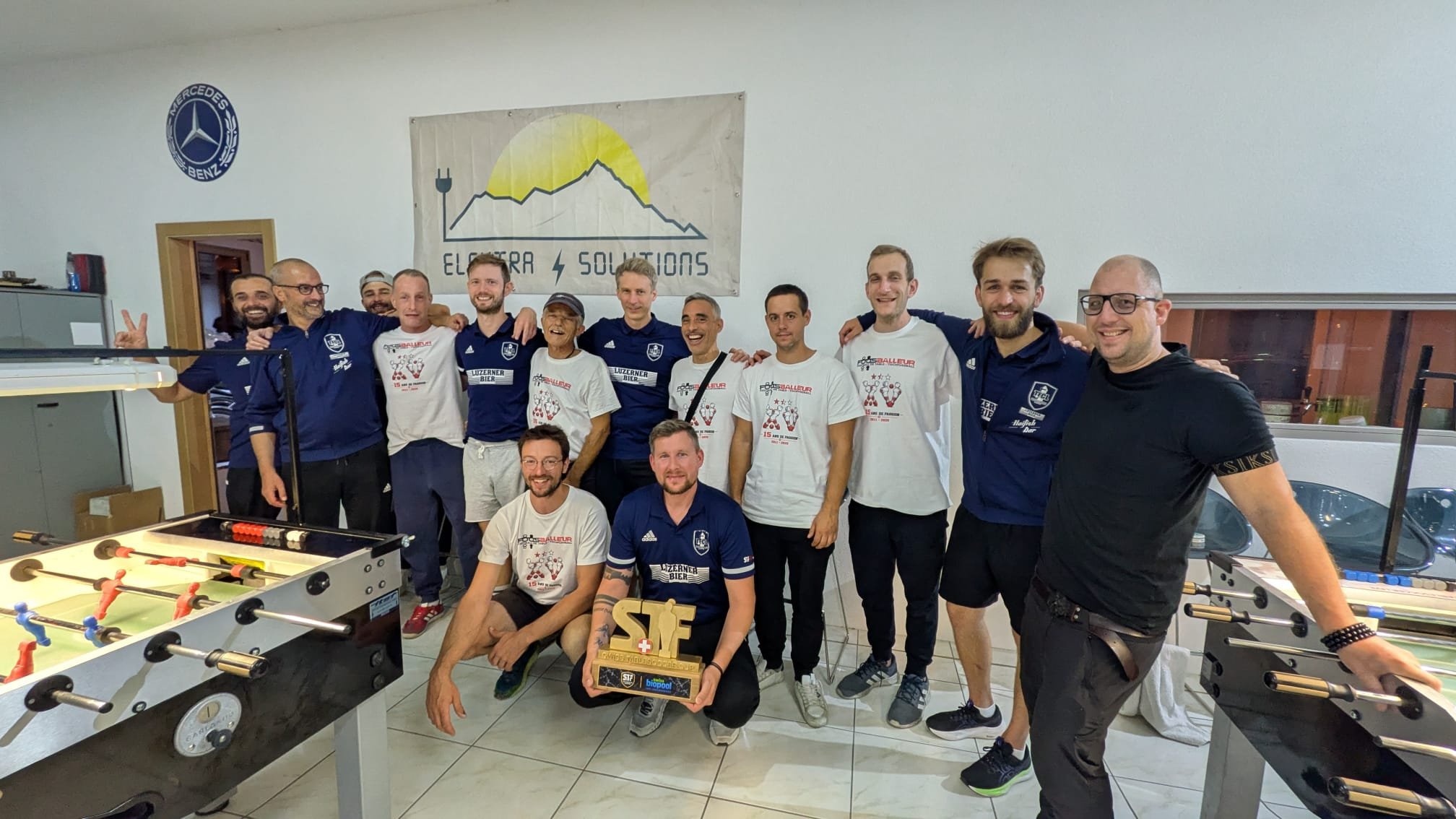 Double perfekt – der TFCL gewinnt auch den ersten Swiss Tablesoccer Cup
