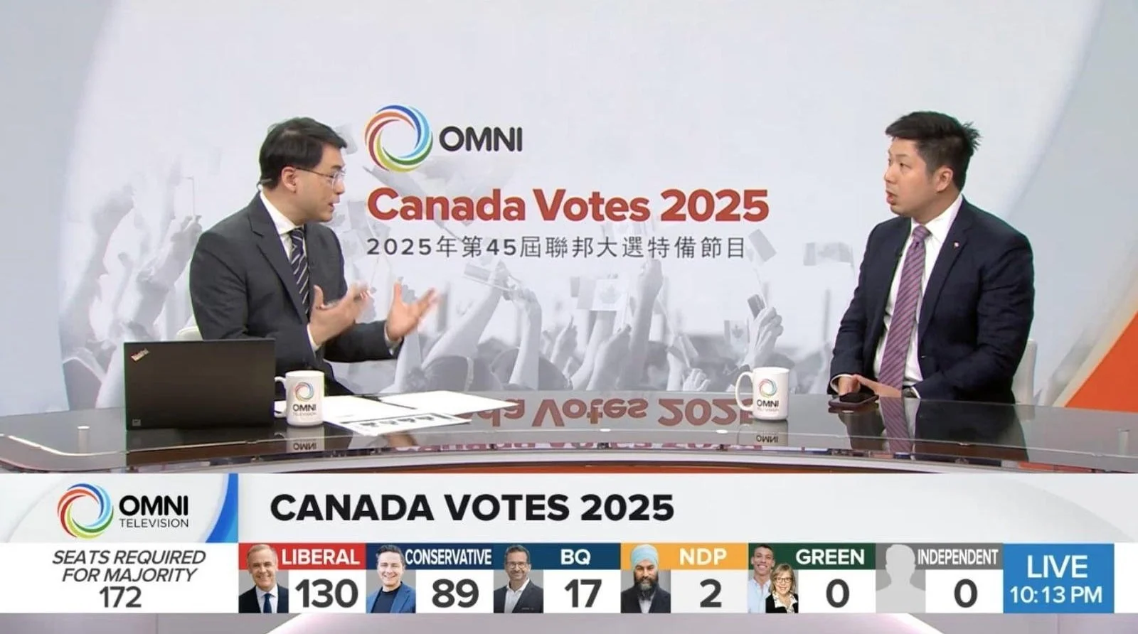 OMNI Television: Arthur Lam breaks down the federal election results