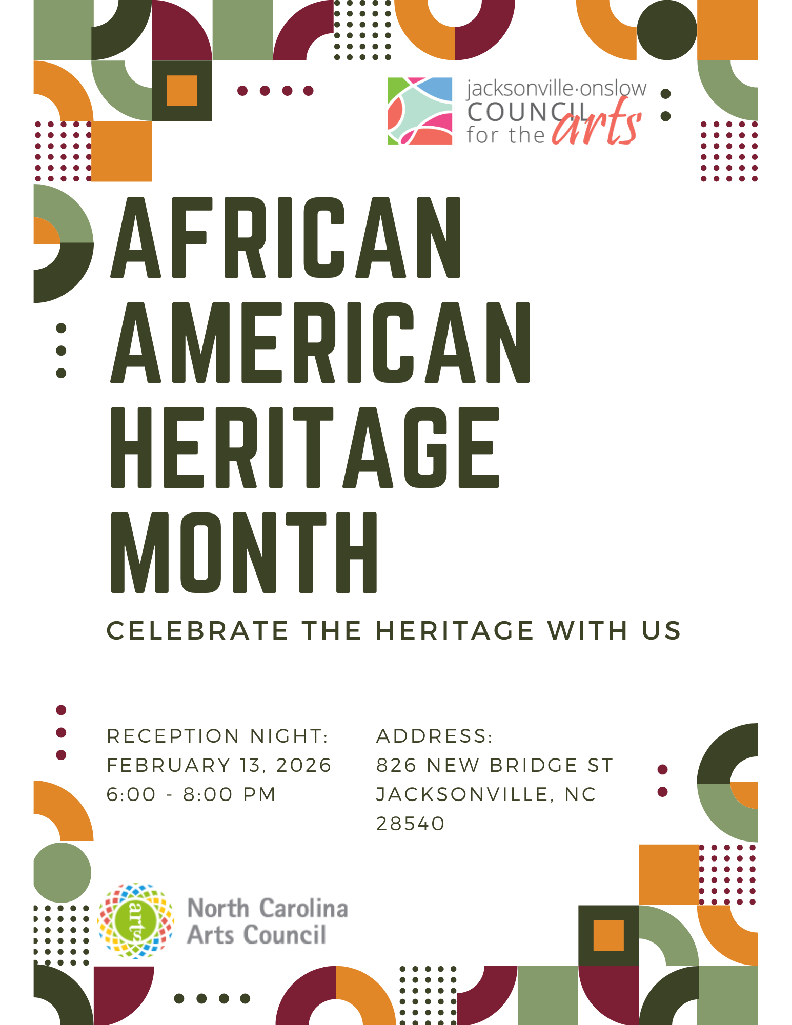 African American Heritage Reception