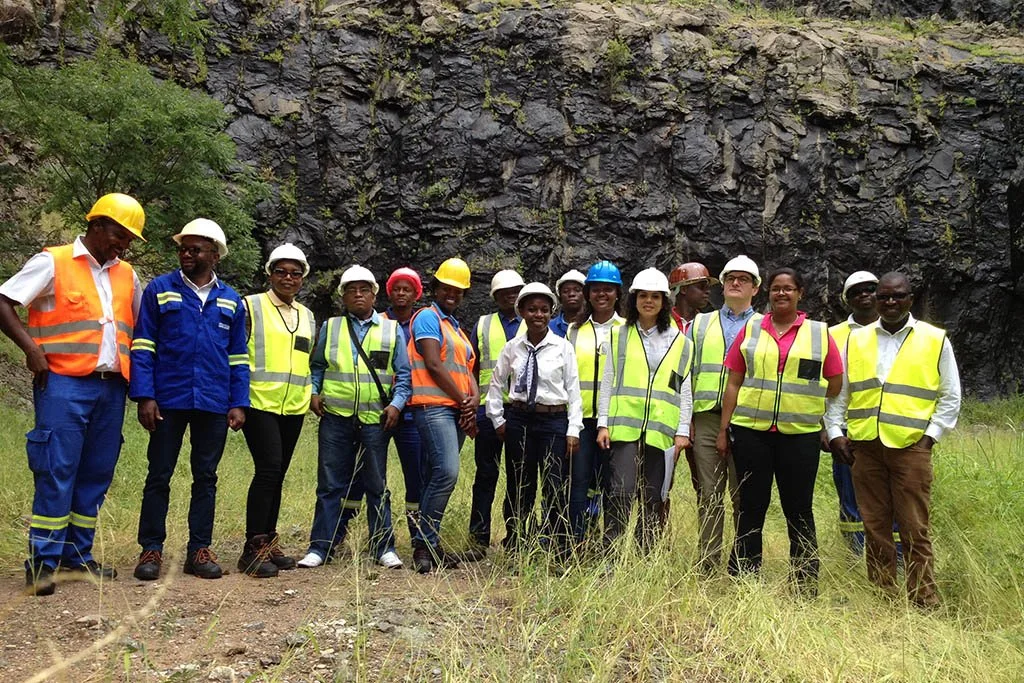 The Hidroeléctrica de Cahora Bassa team during on-site assessment