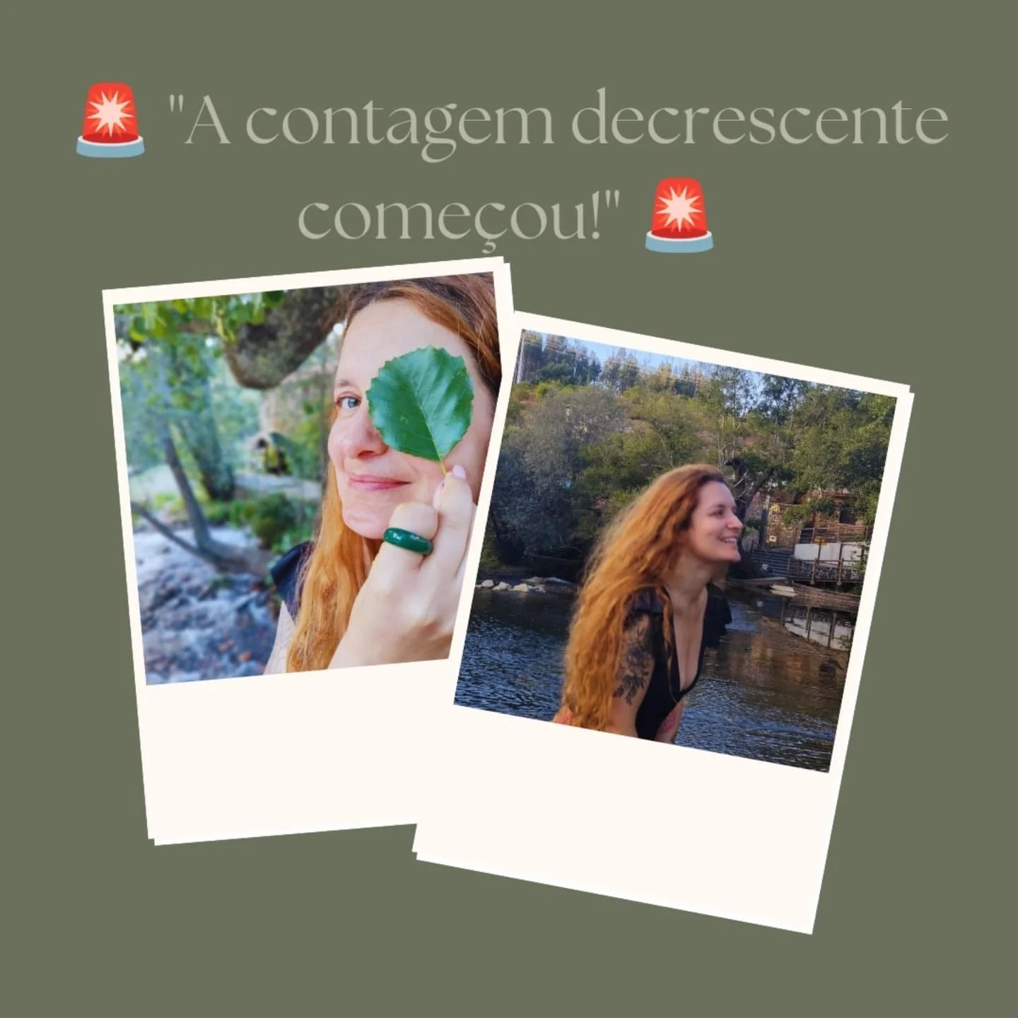 A contagem decrescente come&ccedil;ou! ⏰ Faltam 15 dias para terminares este ano em grande com o Programa Mulher Renascida Reloaded, agora com 30% de desconto! 🌿

Sentes que &eacute; para ti?
Candidata-te no link na bio e vem renascer! ❤️&zwj;🔥✨