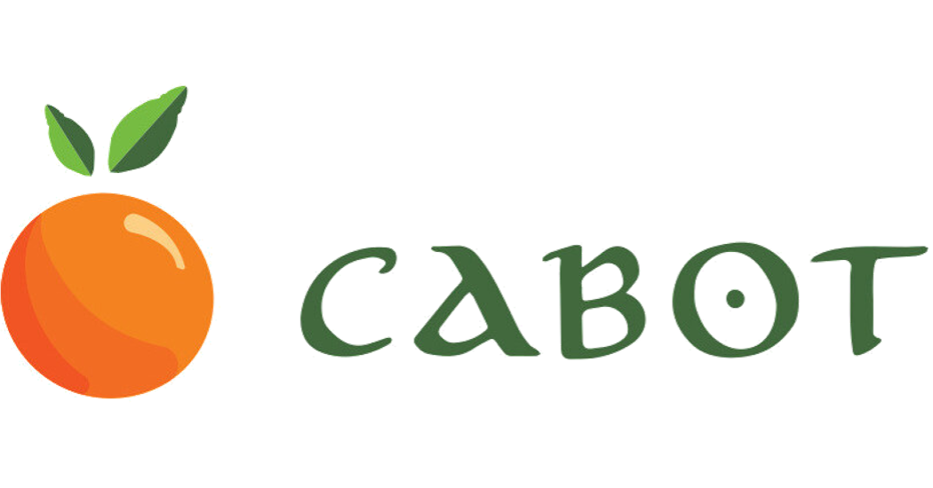 Logo with orange fruit graphic and Cyrillic text that reads "САВОД".