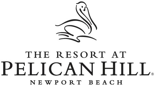 Logo for The Resort at Pelican Hill in Newport Beach featuring a stylized swan.