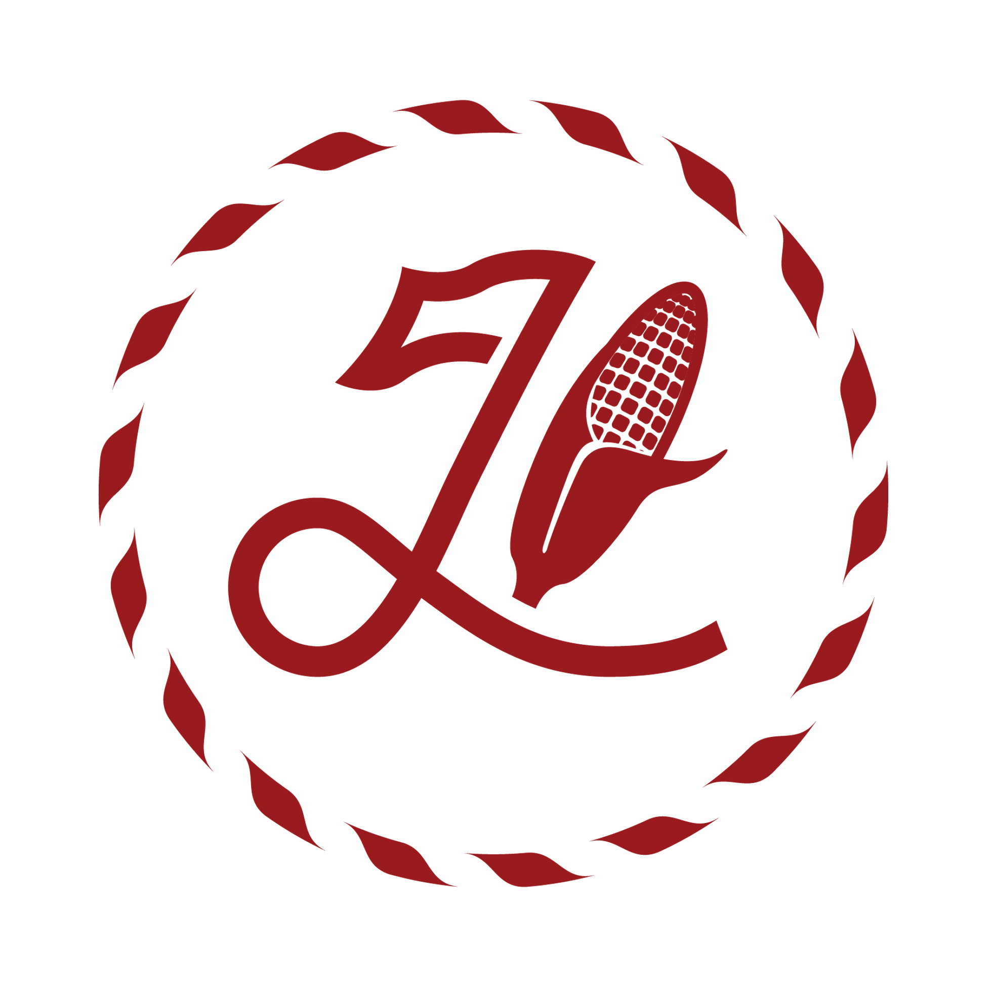 Logo featuring a large stylized number 50 with the word 'La' integrated into the design, a microphone, surrounded by a twisted rope border.