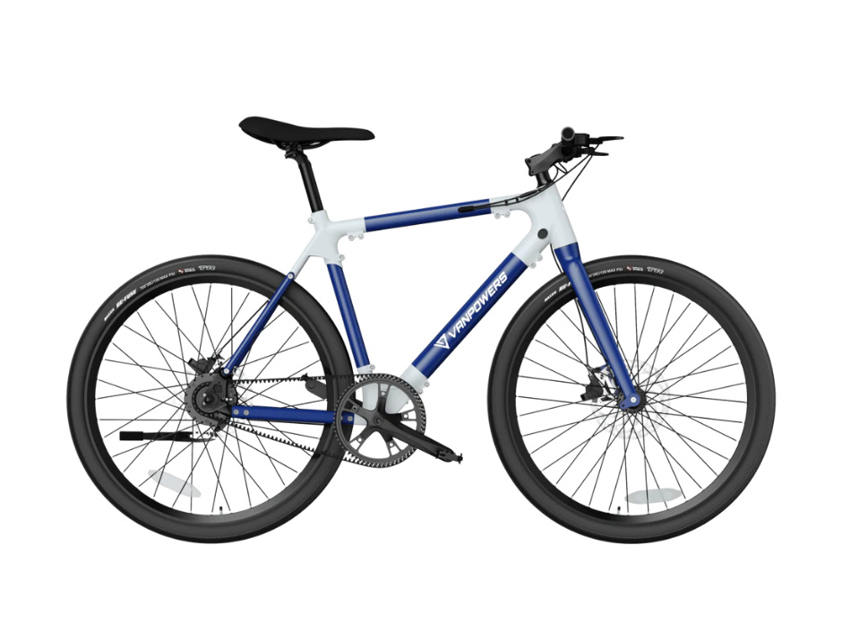Vanpowers Vanture electric commuter bike rental for taller riders, offering comfort and pedal-assist exercise on Anna Maria Island.