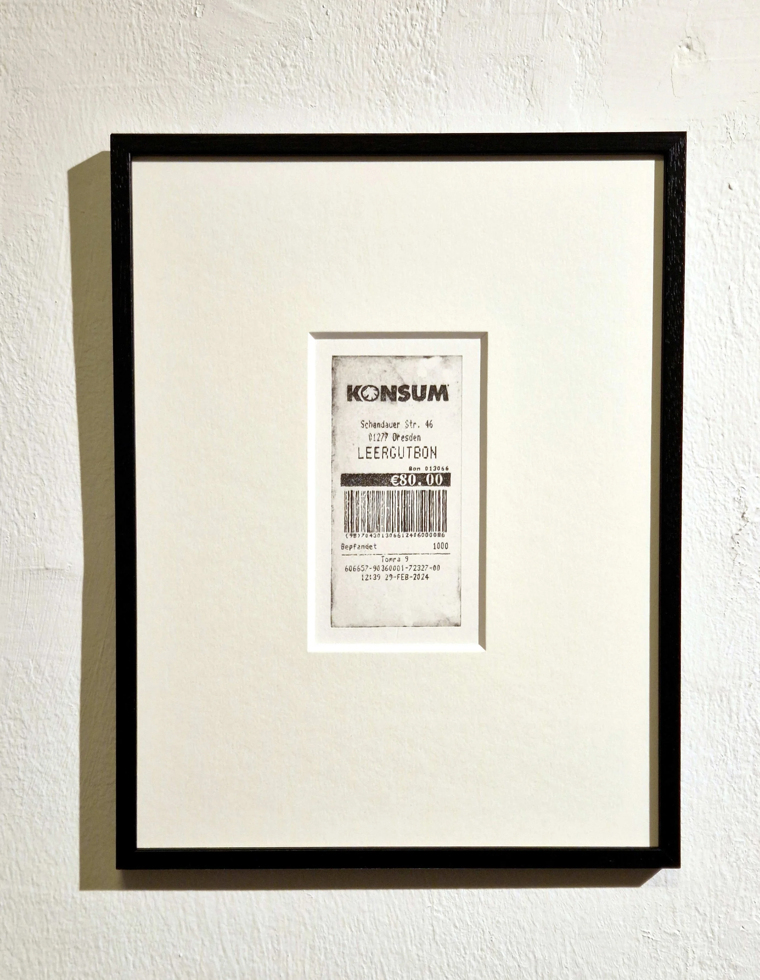 Title: “Leergut”
Technique: Algraphy on Natural Line Hellweiß Velin 170g
Size: 20x27cm
Edition: 8 + 1 EdA
Year: 2024