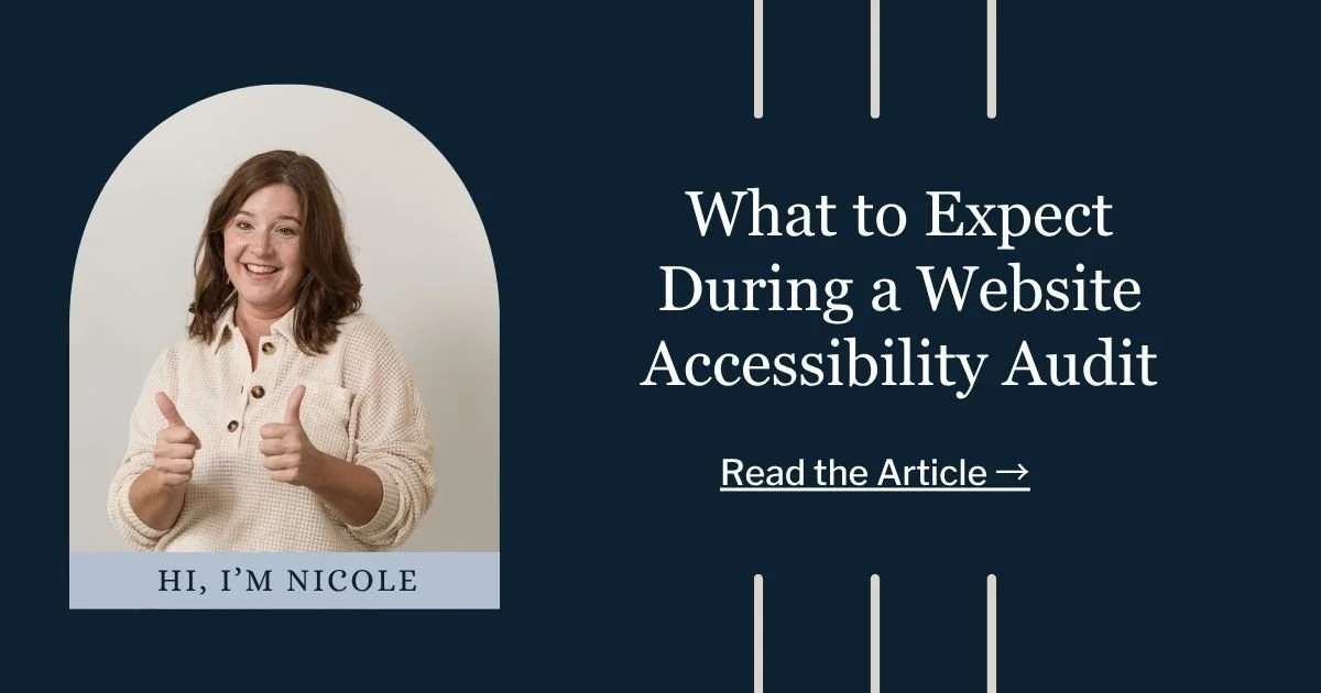 Read this article to learn what to expect during a website accessibility audit.