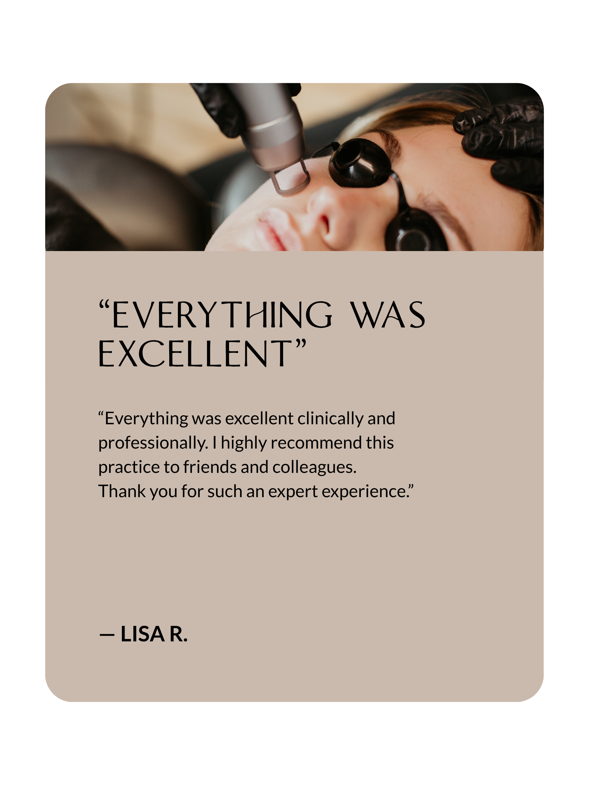 Client testimonial about Erbium laser acne scar results at Sona Medical Aesthetics Newcastle WA