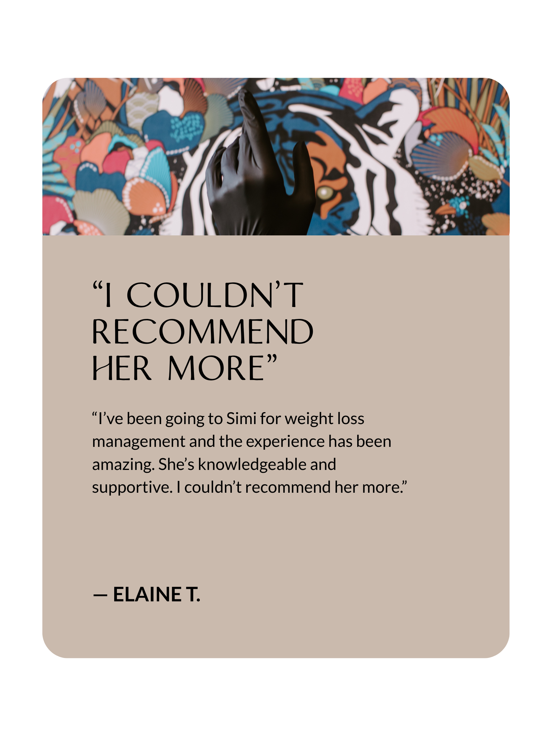 Client testimonial about weight loss at Sona Medical Aesthetics Newcastle WA