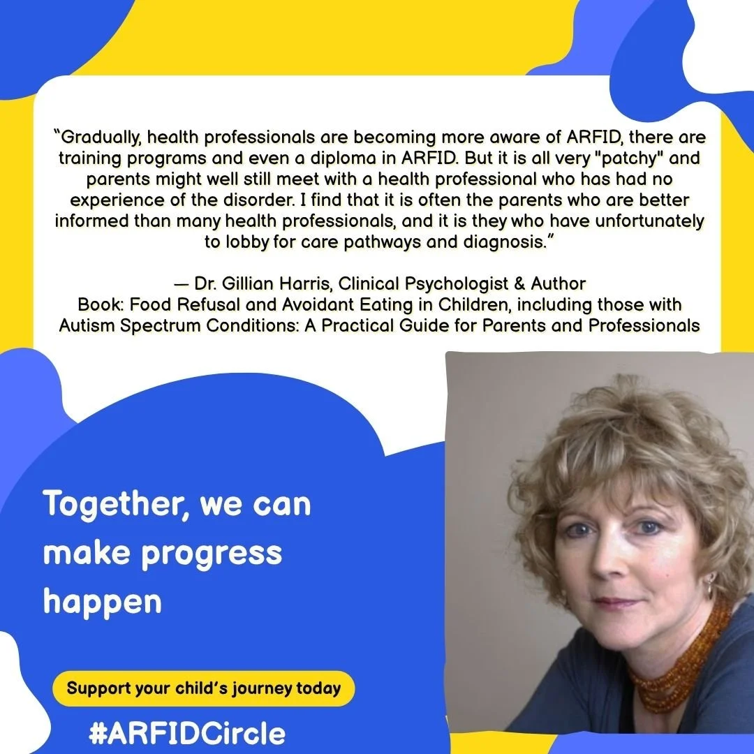 While the medical community may now be more familiar with ARFID. Many doctors or medical professionals do not understand it. I see on a daily basis in various parent support groups online, parents reaching out for help. 

📌Parents are put on long wa