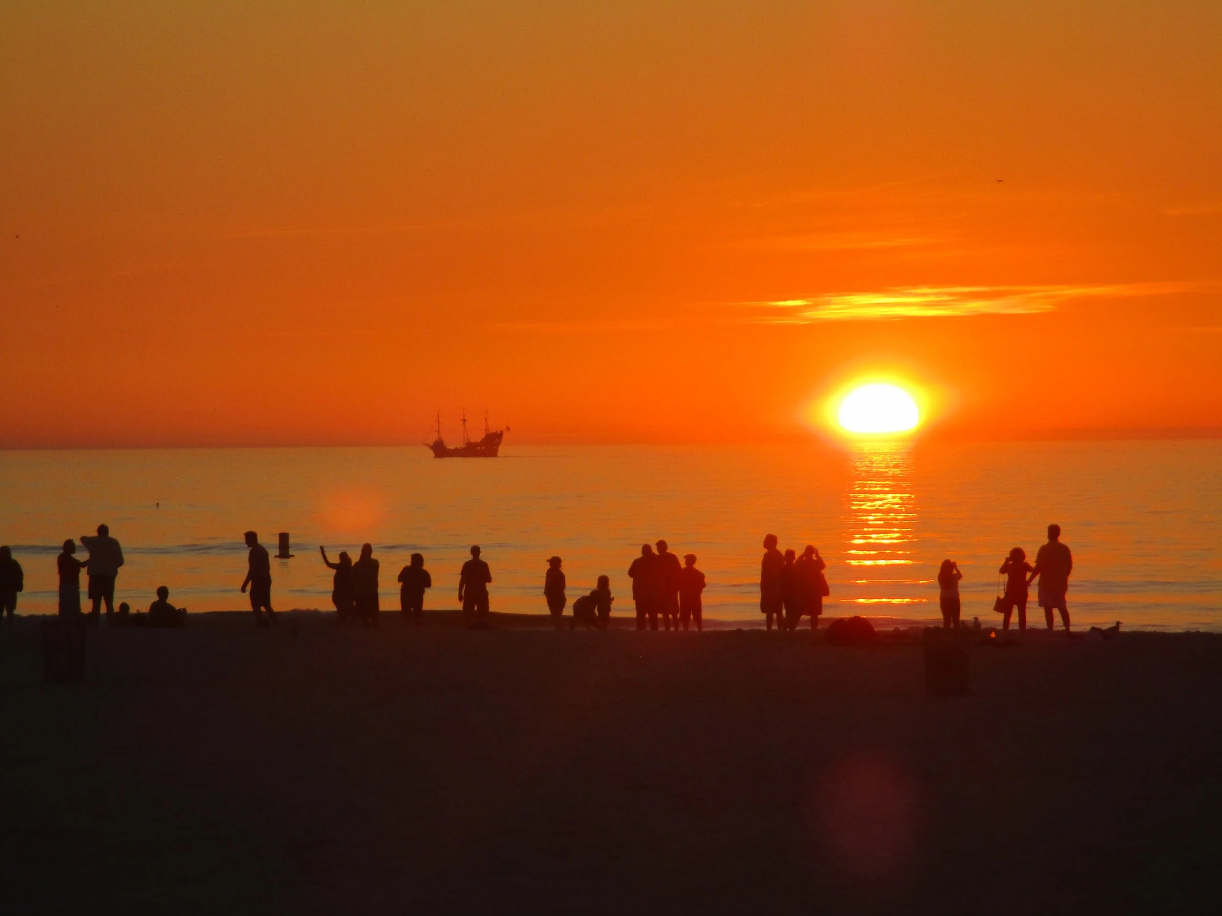 Clearwater Beach at Sunset