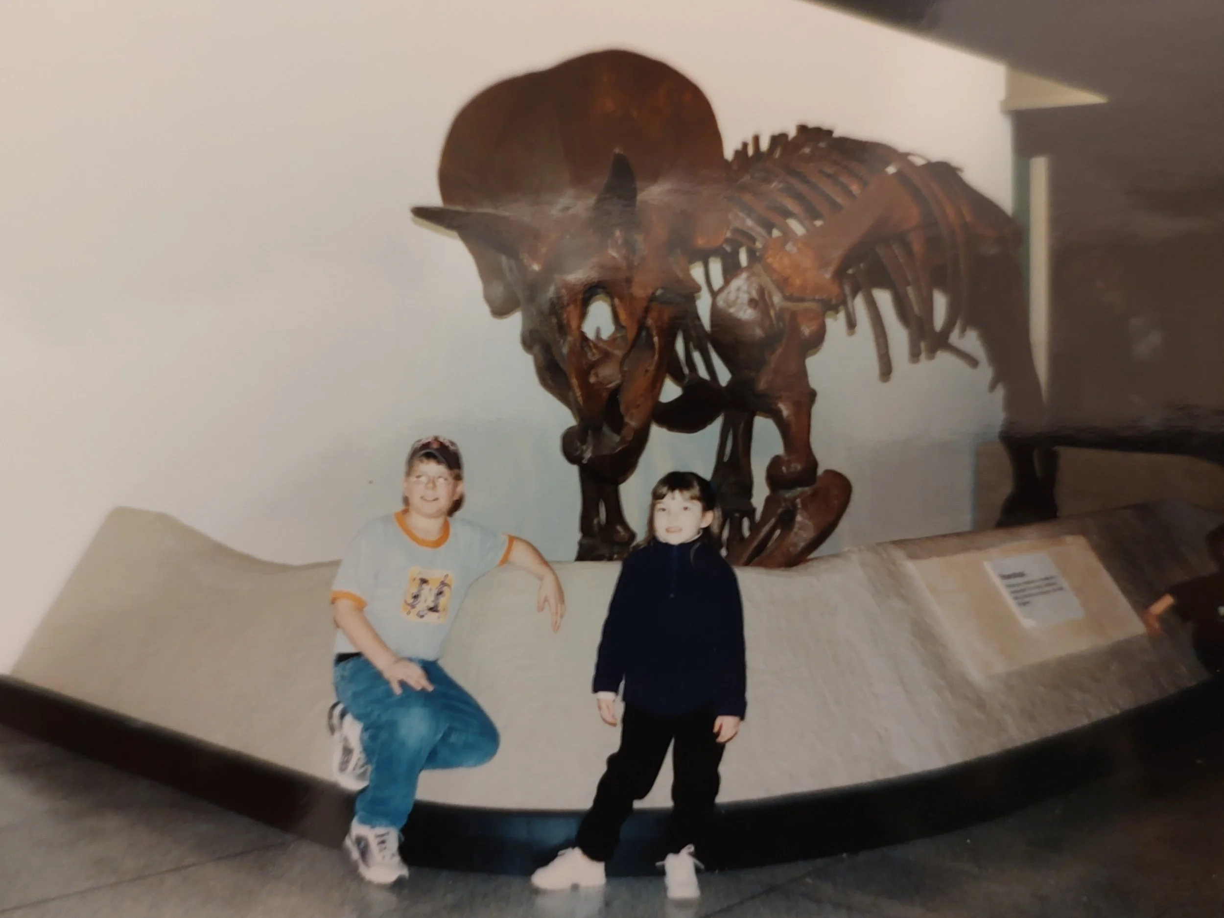 Me, My Brother, and Triceratops Model 2002