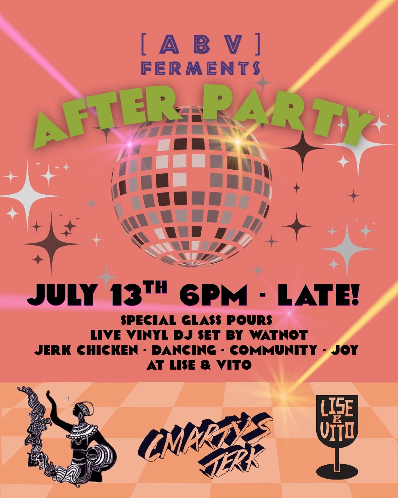 IT&rsquo;S EVERYONE&rsquo;S FAVORITE DAY OF THE YEAR!! ABV DAY! 
And we are honored to once again be the night cap to it all. 🍸 

&lsquo;Anything But Vinifera&rsquo; Wine Fair is one of our top favorite fairs! It&rsquo;s full of community, education
