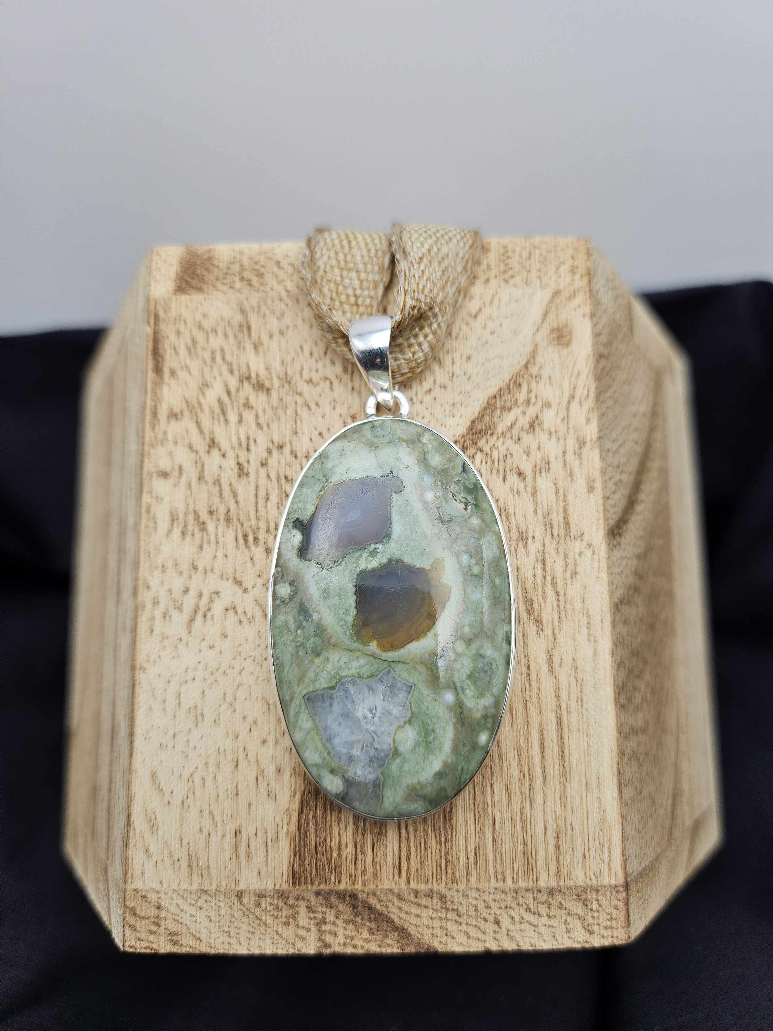 Rainforest Jasper Pendant