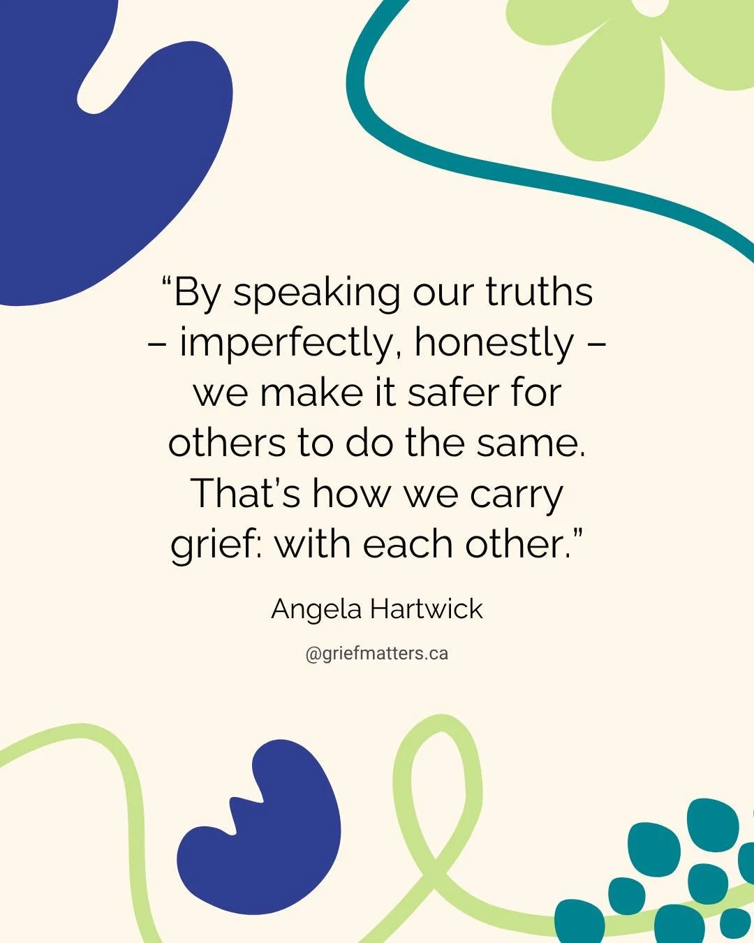 #Blog spotlight: Small Talk, Big Pain: How Casual Questions Sometimes Touch the Raw Edges of Grief by Guest Blogger, Angela Hartwick.
Read more here: https://griefmatters.ca/blog/small-talk-big-pain
 #griefandloss #griefawareness #griefliteracy #gr