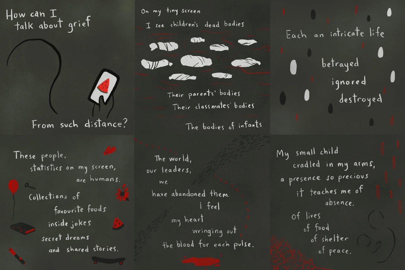 Atrocities Glowing in my Hand