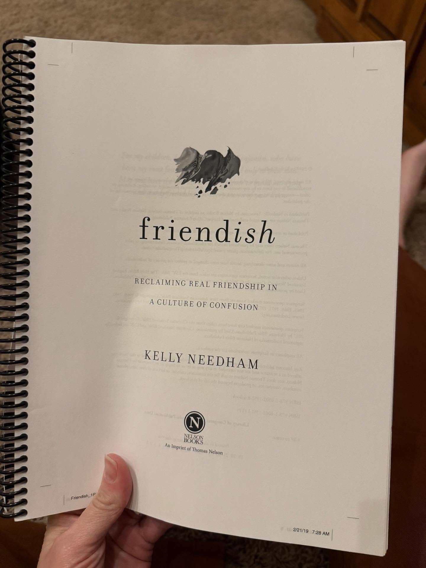 I was moving some stuff around tonight and came across all my prep work for my first book, Friendish. That book was so hard to write! It required so much nuance and care. 

2nd pic: the evolution of a book title! You can see the final title emerge at