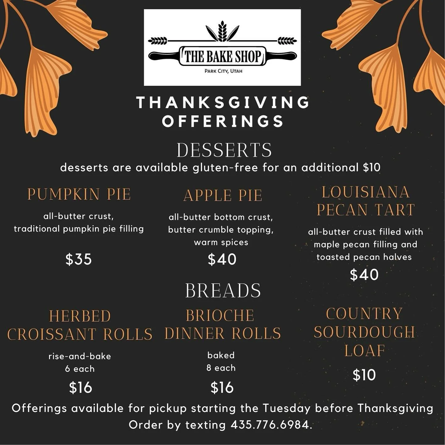 #thanksgiving #drop Get your orders in!!!