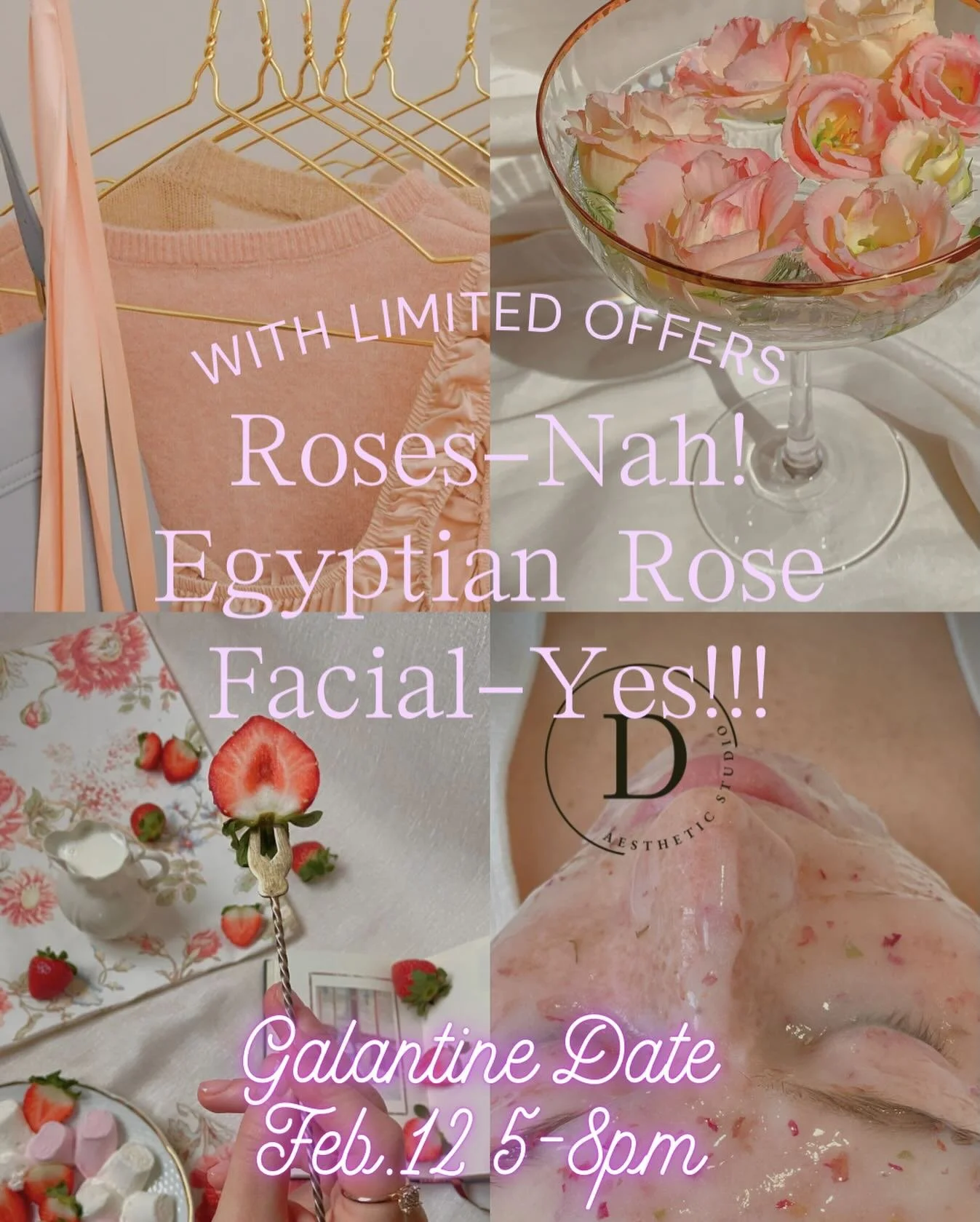✨You're Invited to Galentine's Glow Night with Dijana Aesthetic Studio✨

Join us for an evening of understated beauty and self-care with a friend in a calm studio setting. Enjoy light refreshments, skin consultations, and exclusive glow treatments.

