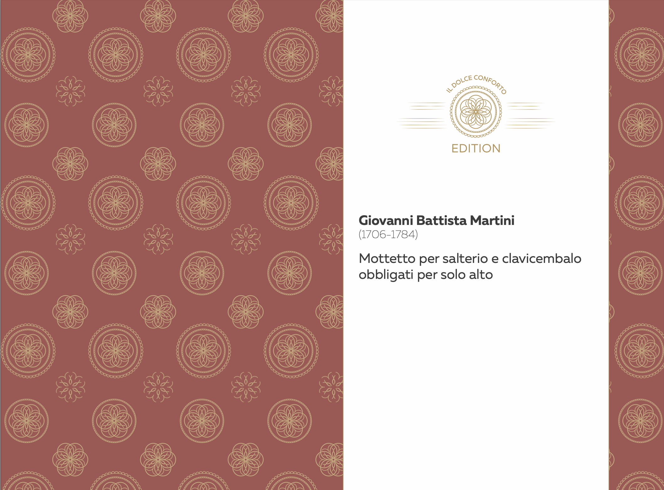 SALTERIO MUSIC 2 - Giovanni Battista Martini, Mottetto per salterio e clavicembalo obbligati per solo alto