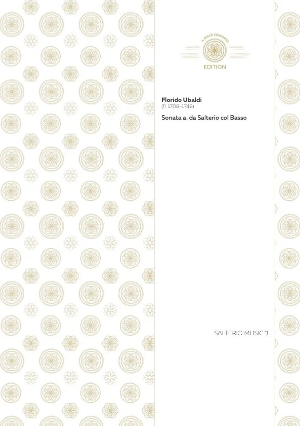 SALTERIO MUSIC 3 - Florido Ubaldi, Sonata a. da Salterio Col Basso