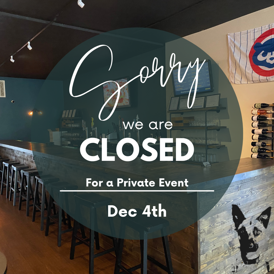 CLOSED FOR A PRIVATE EVENT