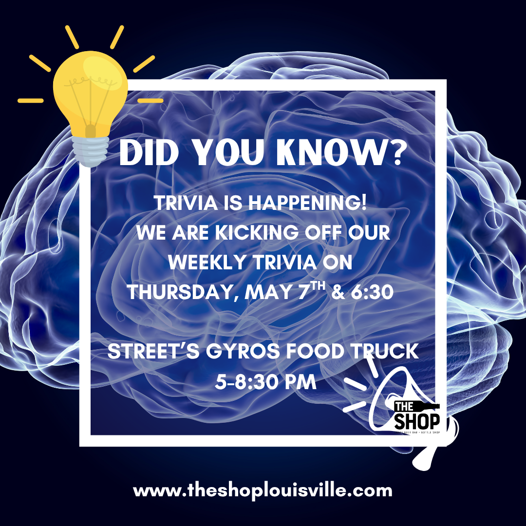 TRIVIA - Every Thursday!
