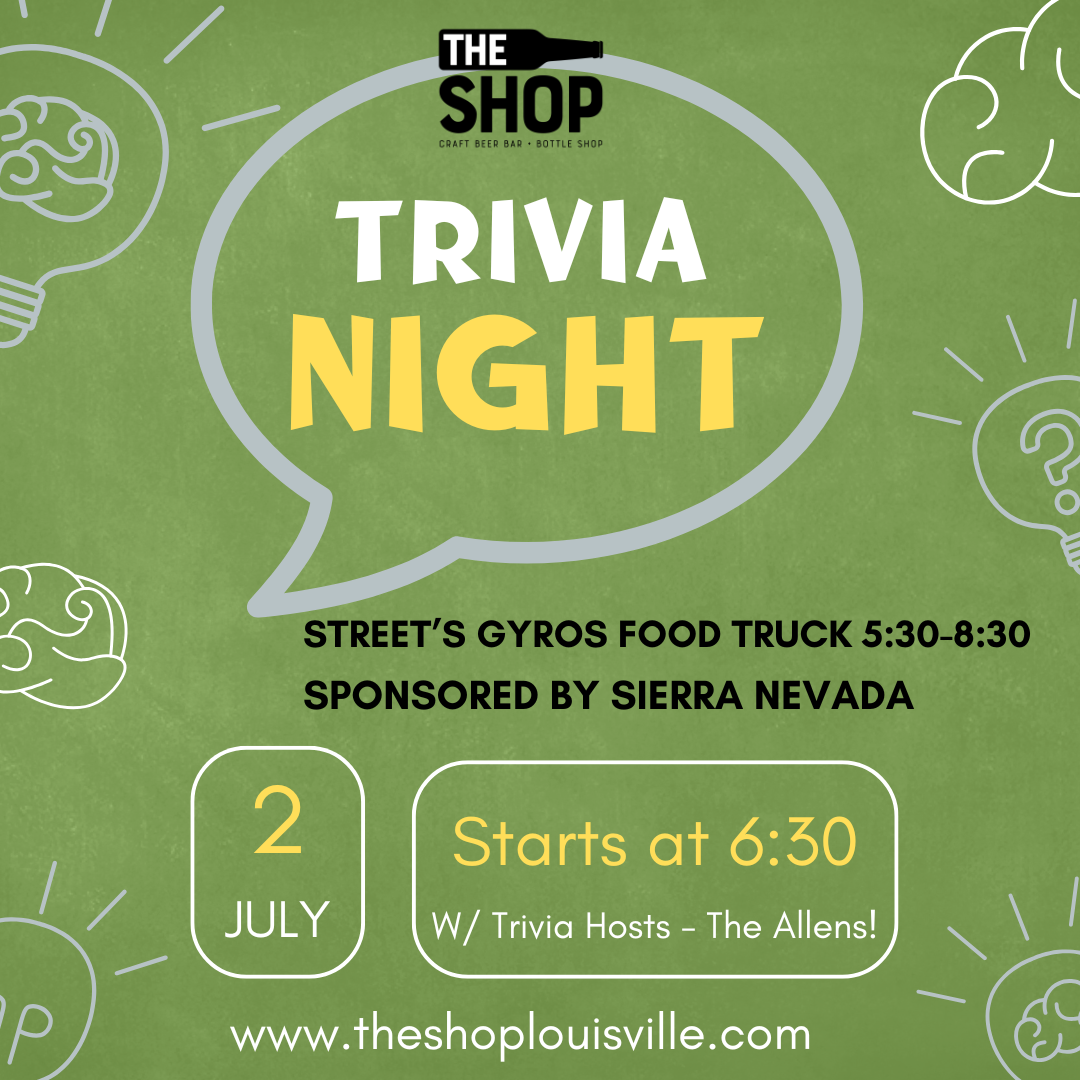 Trivia Night brought to you by Sierra Nevada