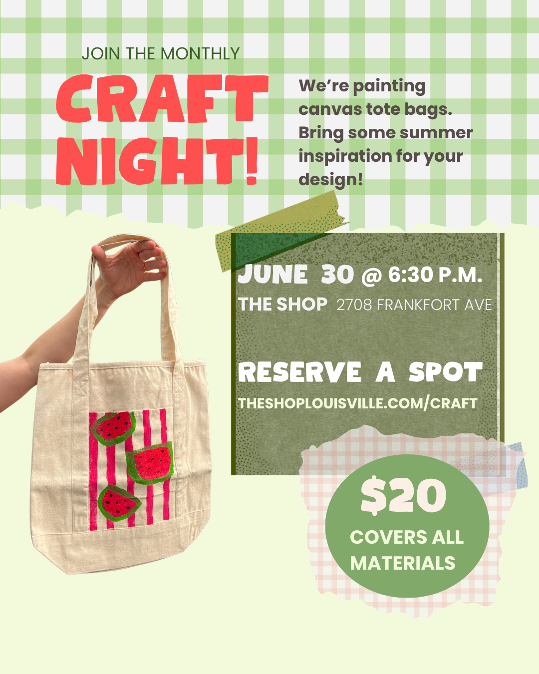 Crescent Hill Craft Night