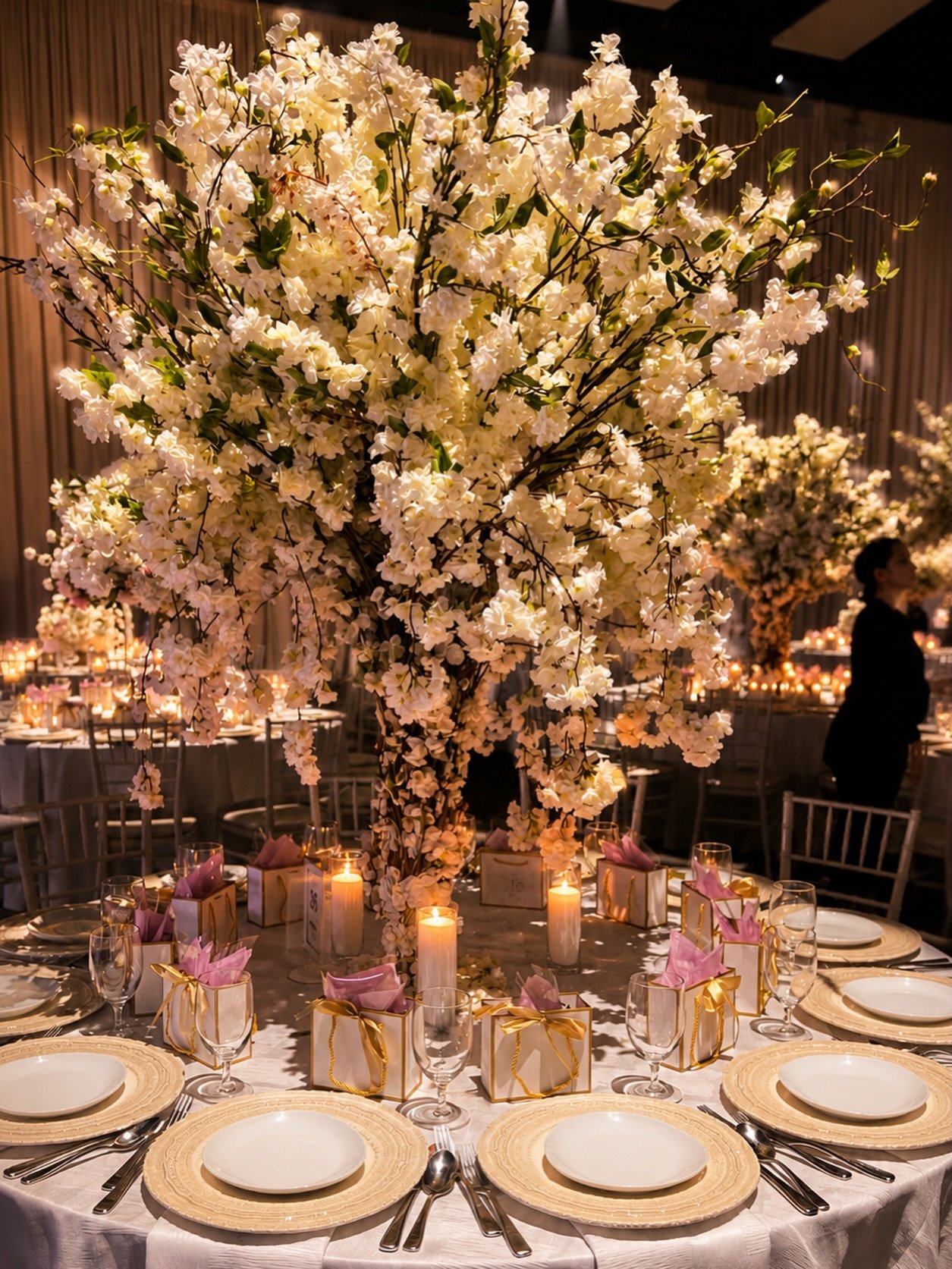 Cherry Blossom for your centrepiece 🌸