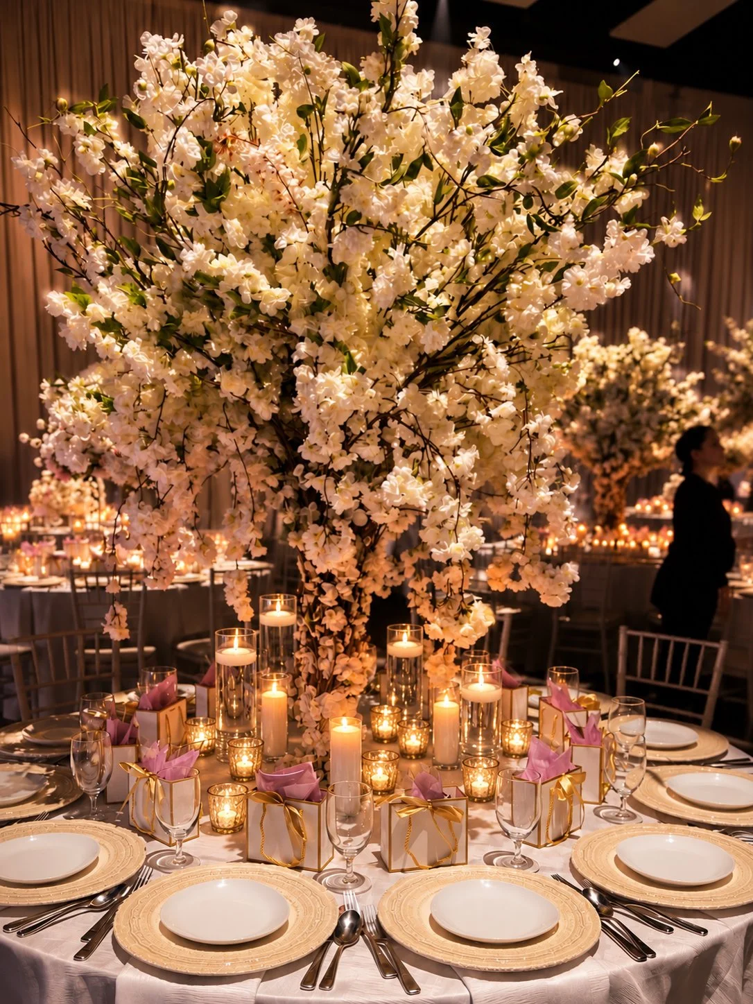 Romantic Candlelit Cherry Blossom Wedding Tablescape
∙
∙
∙
∙
∙
#wedding #event #eventplanner #weddingdecor #1king #weddingdress #weddingphotography #decor #decoration #dress #banquethall #florist #weddingday #weddinginspo #luxury #banquethall #toront