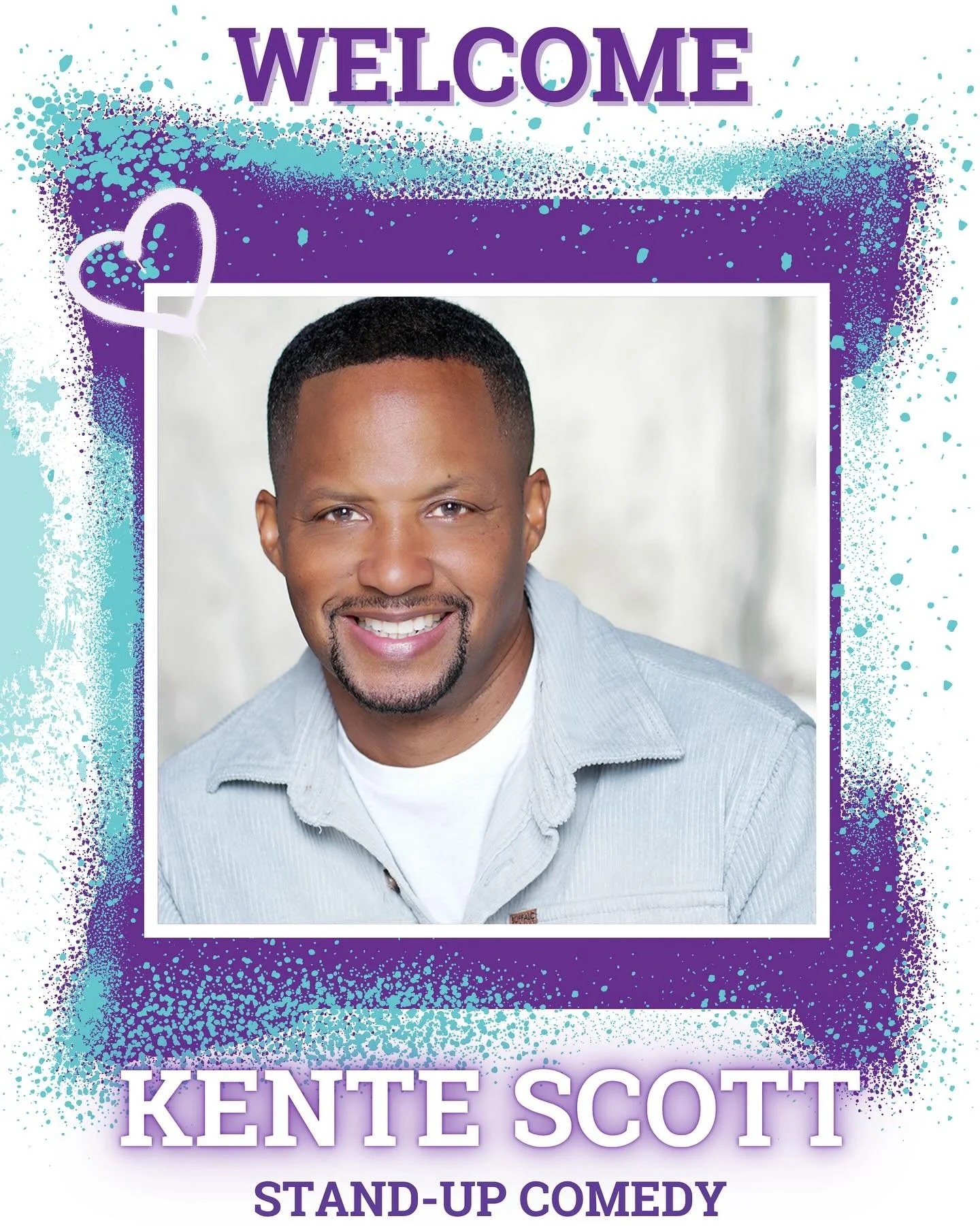 City Hearts is proud to welcome our newest Teaching Artist: highly regarded stand-up comedian and actor Kente Scott (@kentegious).
An Oakland, California native and UCLA alum, Kente has earned a stellar reputation in the comedy world, performing al