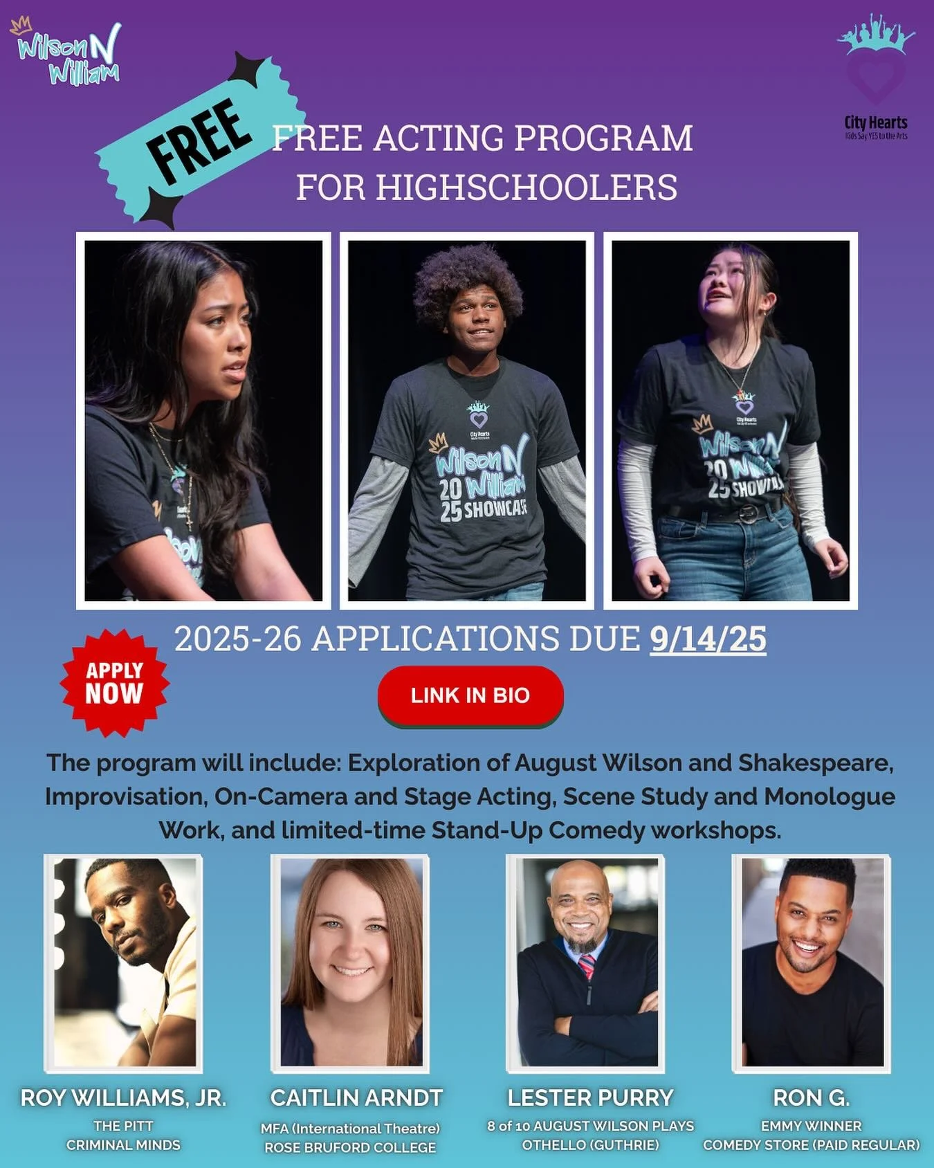 LOS ANGELES HIGH SCHOOL STUDENTS & FAMILIES - there is still time to apply!
π¨LINK IN BIOπ¨
We are excited to start Year #3 of this program soon. Tag someone and/or share this to a friend (or two)! π π π¬
P.S. Look at this staff - do yourse