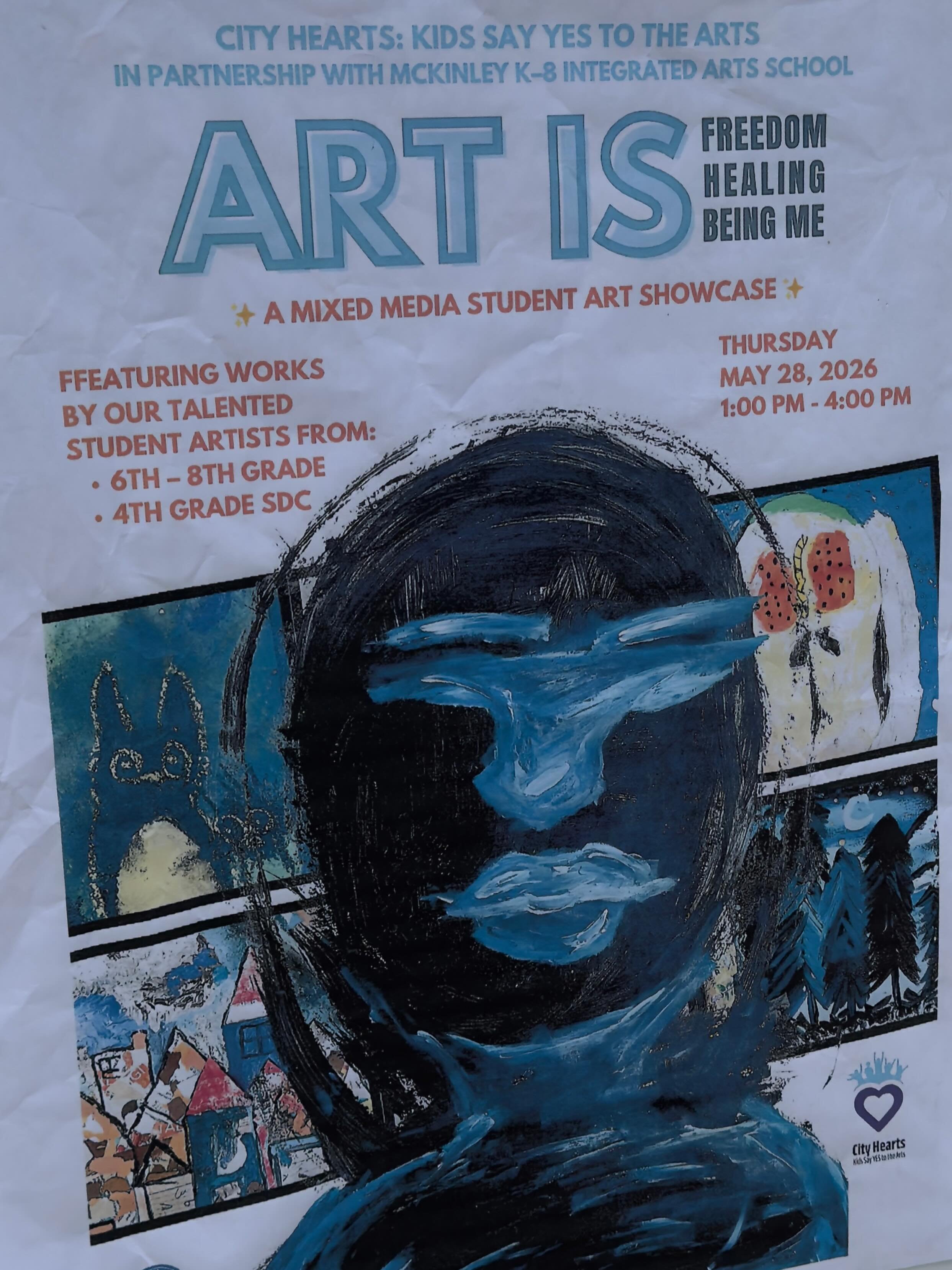 Wrapping up another great year at McKinley K-8 Integrated Arts School in Compton! Not only were we able to provide 2 incredible Masterclass workshops this school year led by @yvonnesenat and @comedianrong , we were also able to provide a Mixed Media 