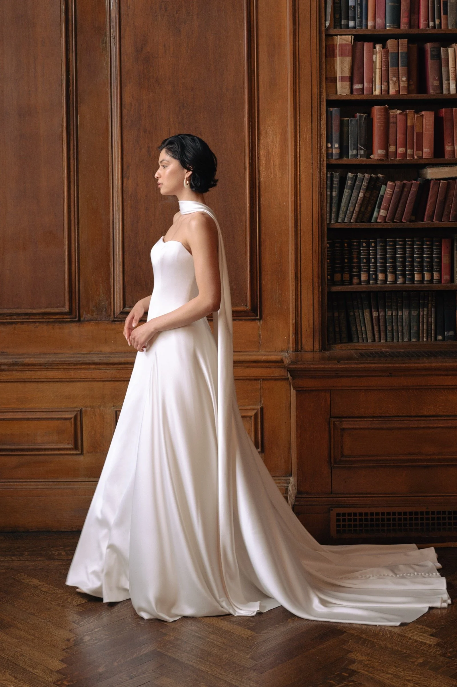 Addilyn Brautkleid von Jenny Yoo mit geradem Ausschnitt und tief sitzender Taille