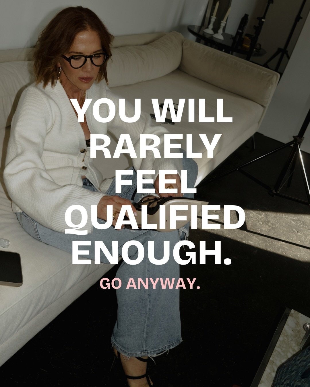 You will rarely feel qualified enough.

Most of us spend years believing we need to feel ready before we step forward. Before we speak up. Before we claim the seat at the table.

But readiness rarely comes first.

Confidence is usually the byproduct 