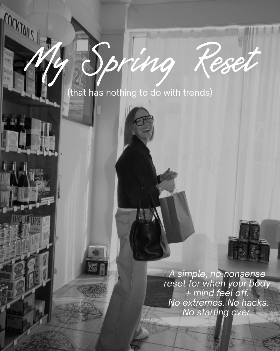 Feeling off lately? Puffy, inflamed, overstimulated, disconnected?

This is your reminder that you probably do not need a new trend, cleanse, supplement stack, or 75-step routine.

You likely need the basics done consistently.

I shared exactly how I