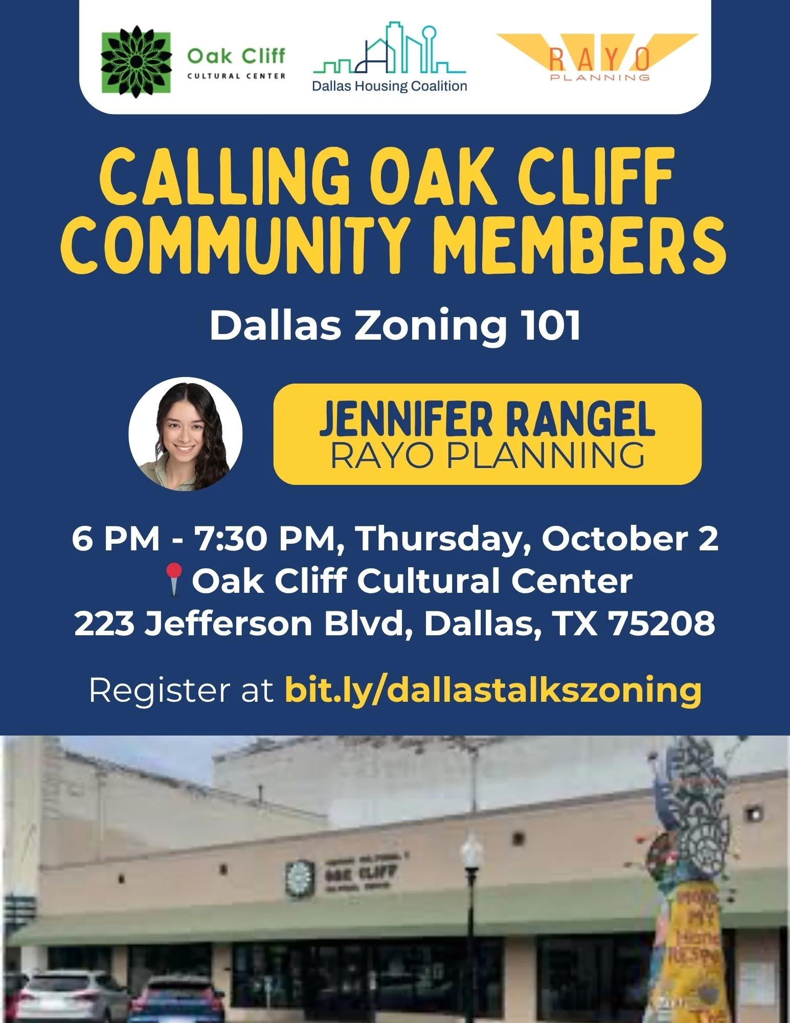 Oak Cliff Community Talk (Zoning 101)