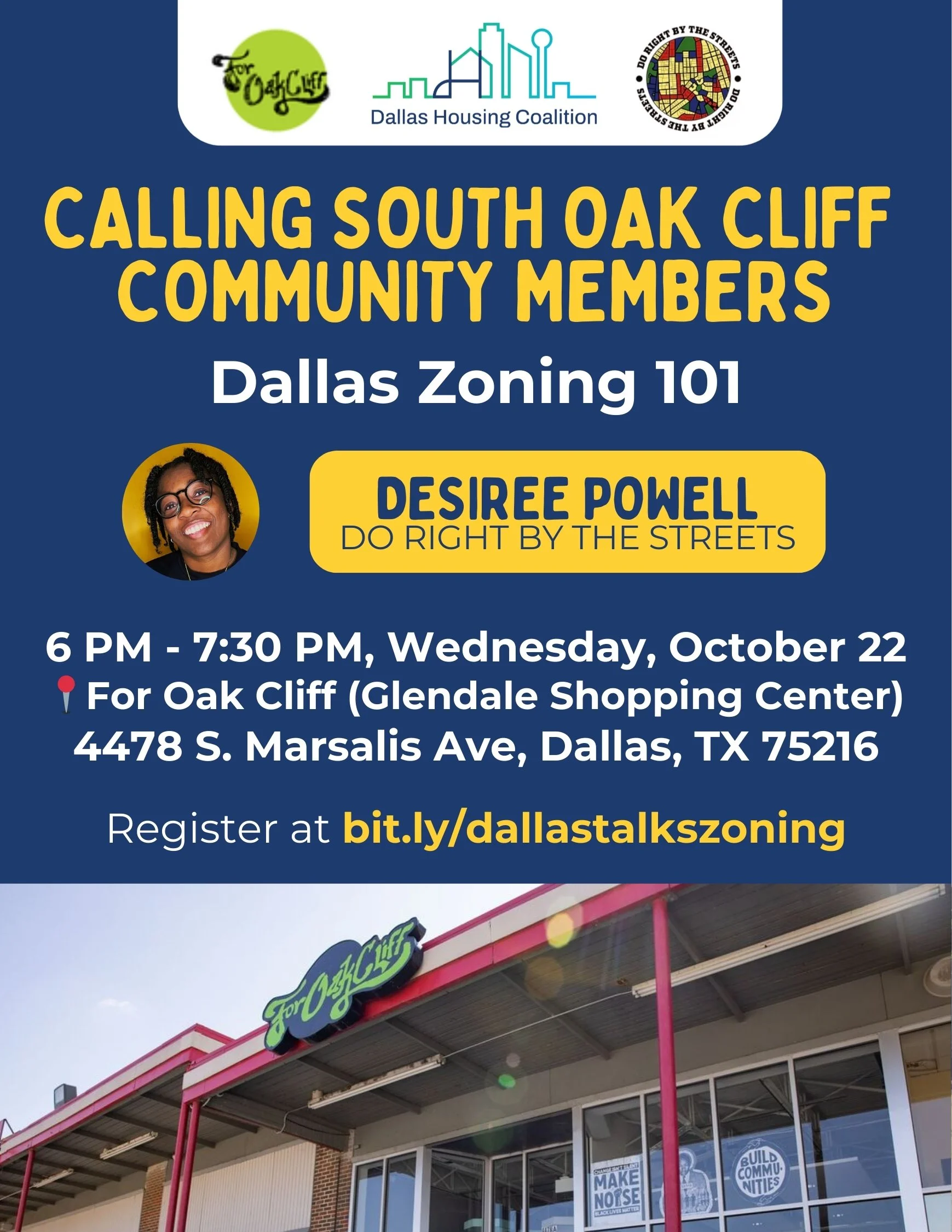 South Oak Cliff / Red Bird Community Talk (Zoning 101)