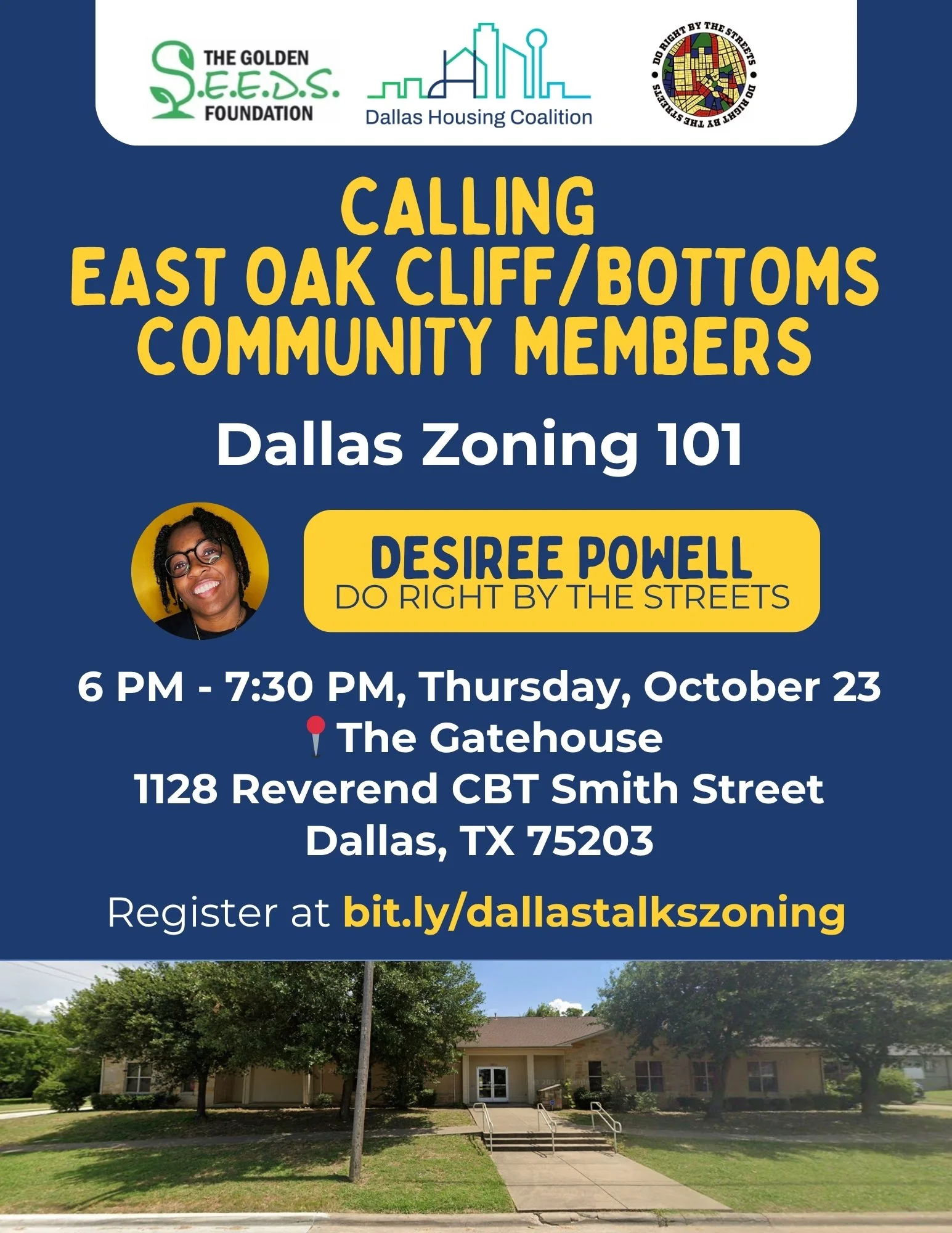 The Bottoms / East Oak Cliff Community Talk (Zoning 101)
