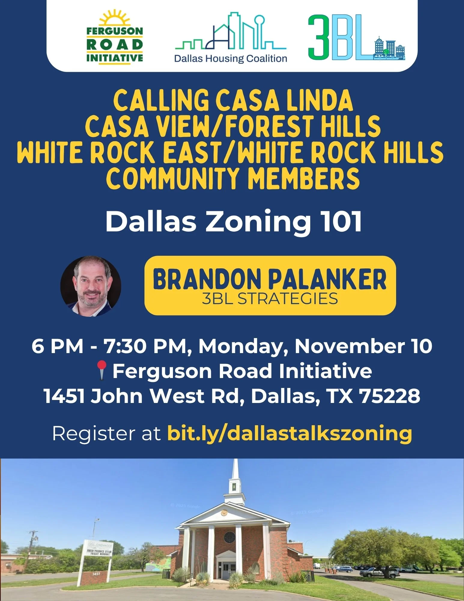 Casa Linda/Casa View/Forest Hills/White Rock East/White Rock Hills Community Talk (Zoning 101)
