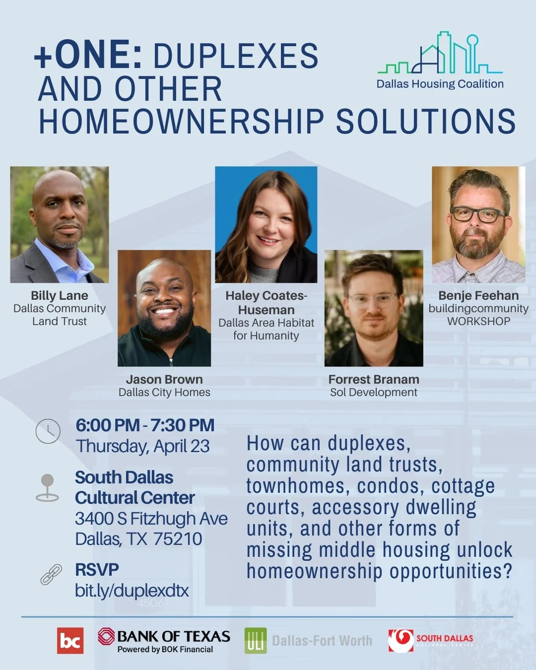 +ONE: Duplexes and other Homeownership Solutions