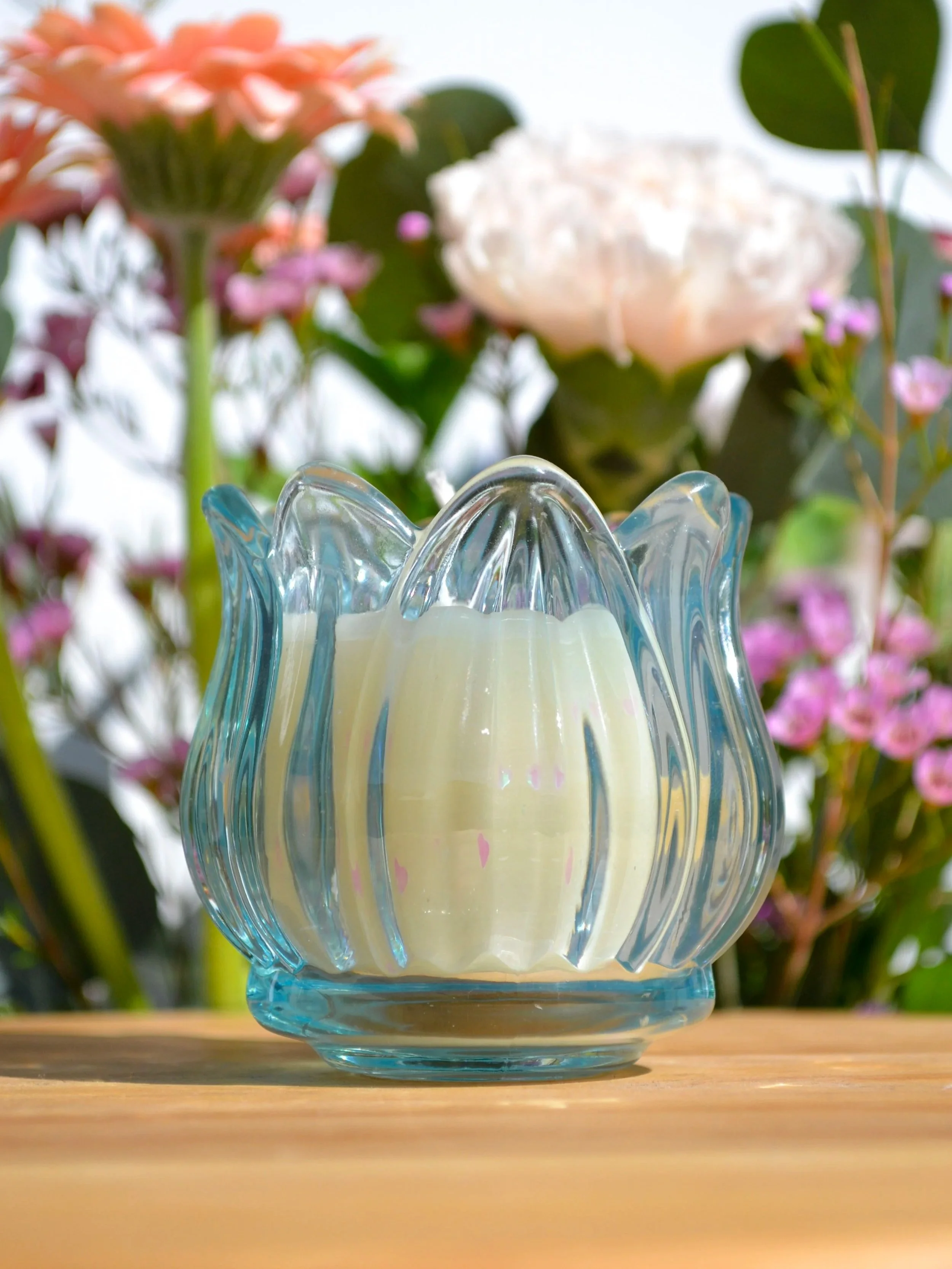 Tulip Glass Candle