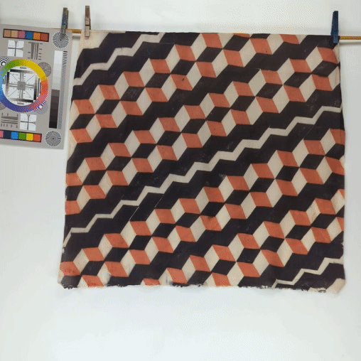 Graham Keegan Madder Dyed extract swatch block print patterns diamonds.gif