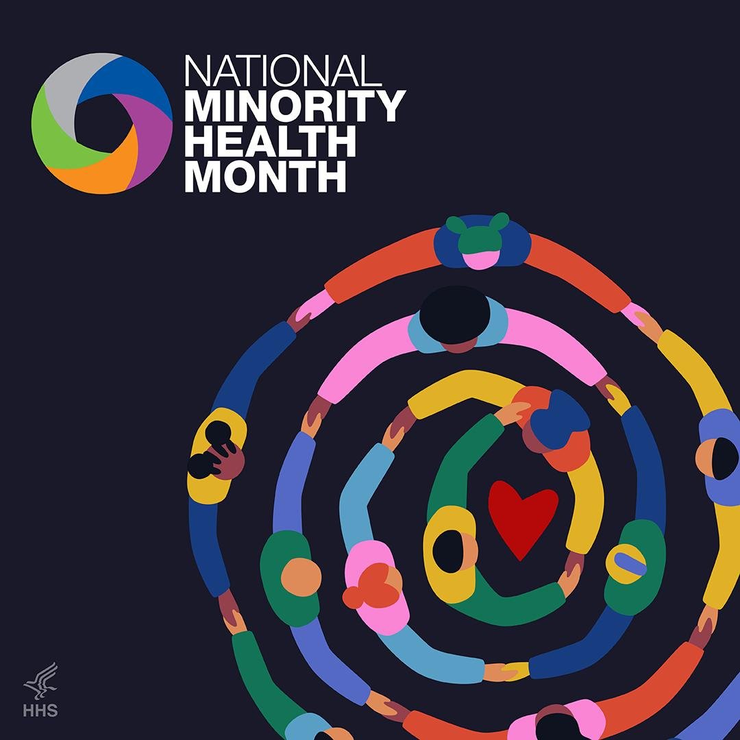 You Can't Fail, Inc. is pleased to celebrate National Minority Health Month with the @hhsgov Office of Minority Health and promote this year&rsquo;s theme, Be the Source for Better Health: Improving Health Outcomes Through Our Cultures, Communities, 